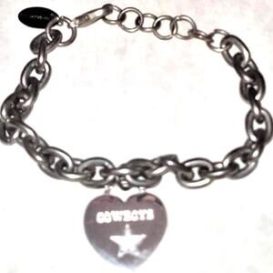 Vintage Dallas Cowboy Charm Bracelet